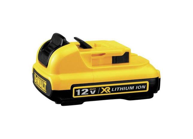 Dewalt Power Tools DCB127 XR Slide Battery Pack 12V 2.0Ah Li-ion DeWALT Power Tools - RockBottom Northampton