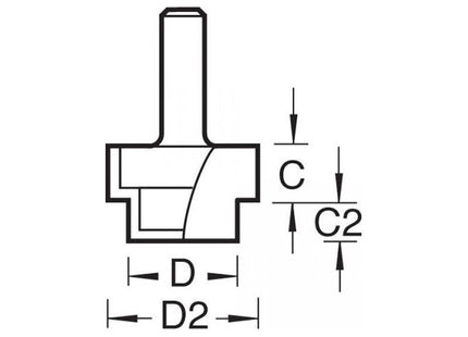 Trend 36/10 x 1/4 TCT Strip Recessor 13 x 19 x 10 x 6mm Trend - RockBottom Northampton