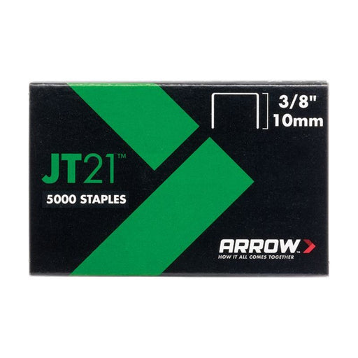 Arrow JT21 T27 Staples 10mm (3/8in) (Box 5000) Arrow - RockBottom Northampton 