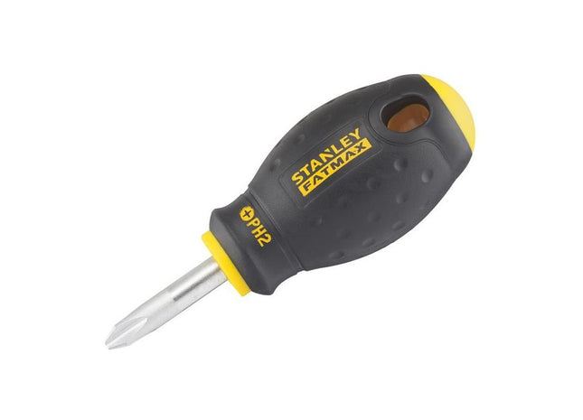 Stanley® Hand Tools FatMax® Stubby Screwdriver Phillips Tip PH2 x 30mm STANLEY® Hand Tools - RockBottom Nothampton