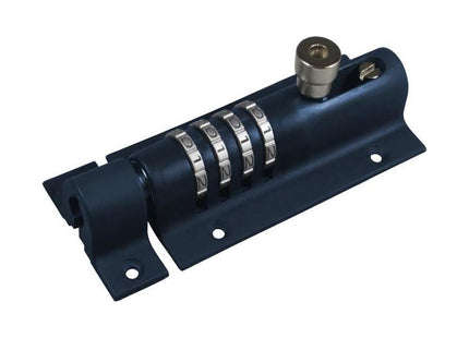 Squire CombiBolt 4 Re-Codable Locking Bolt Black/Blue 120mm Squire - RockBottom Nothampton