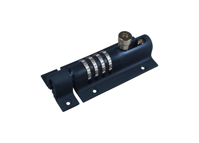 Squire CombiBolt 4 Re-Codable Locking Bolt Black/Blue 120mm Squire - RockBottom Nothampton