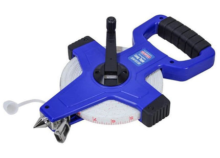 Faithfull Fibreglass Open Long Tape 30m/100ft (Width 13mm) Faithfull - RockBottom Northampton