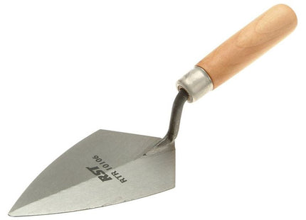 R.S.T. Pointing Trowel Philadelphia Pattern Wooden Handle 6in R.S.T. - RockBottom Nothampton