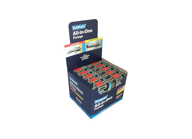 Plasplugs MFA520 All-In-One Bargain Bin 20 Assorted Packs of 52 Plasplugs - RockBottom Nothampton