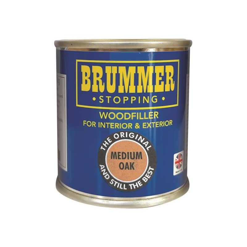 Brummer® Wood Filler Medium Oak 250g Brummer® - RockBottom Northampton