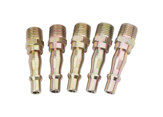 Draper 1/4" Male Thread PCL Coupling Screw Adaptor (Pack of 5) 25832 Draper - Town Tools 