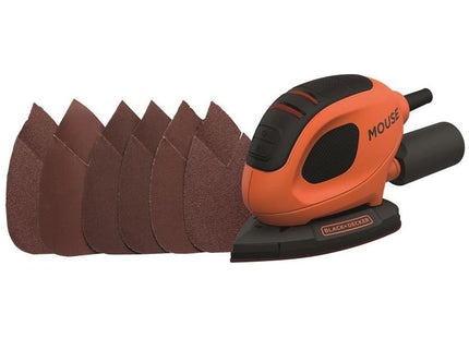 Black + Decker 55W Mouse Sander + 6 Sanding Sheets BLACK + DECKER - RockBottom Northampton