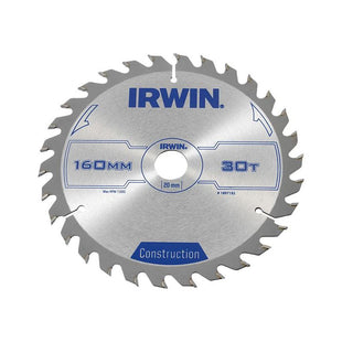 Irwin® Construction Circular Saw Blade 160 x 20mm x 30T ATB IRWIN® - RockBottom Northampton