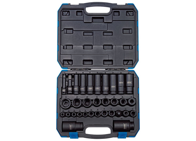 Draper Impact Socket Set, 3/8" & 1/2" Sq. Dr. (32 Piece) 83098 Draper - Town Tools 