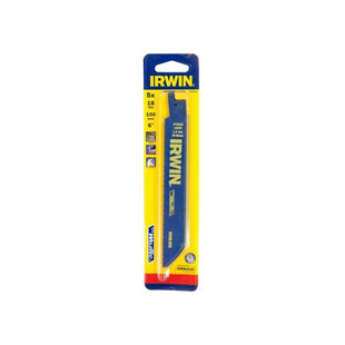 Irwin® 618R Sabre Saw Blade Metal Cutting 150mm 18 TPI Pack of 5 IRWIN® - RockBottom Northampton