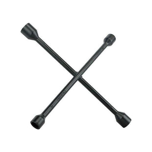 Faithfull 4-Way Wheel Brace Black Powder Coated 14in Faithfull - RockBottom Northampton