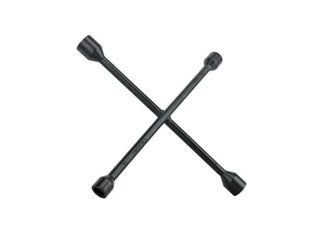 Faithfull 4-Way Wheel Brace Black Powder Coated 14in Faithfull - RockBottom Northampton