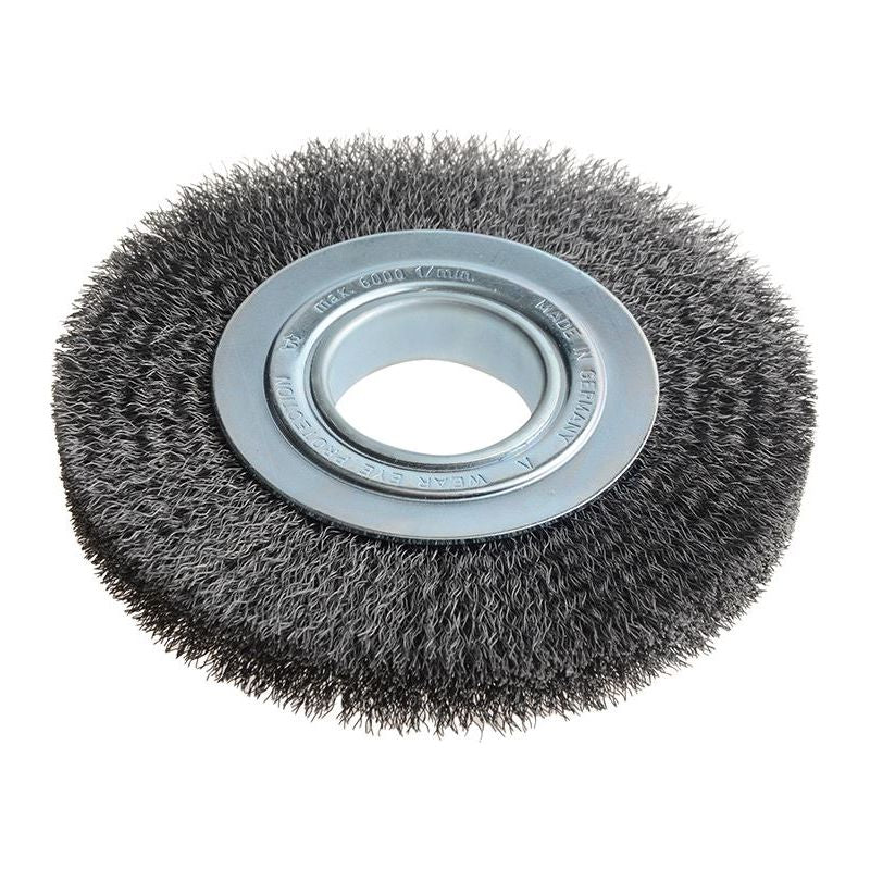 Lessmann Wheel Brush D178mm x W23-25 x 50 Bore Steel Wire 0.30 + Adaptors Set 3 Lessmann - RockBottom Northampton