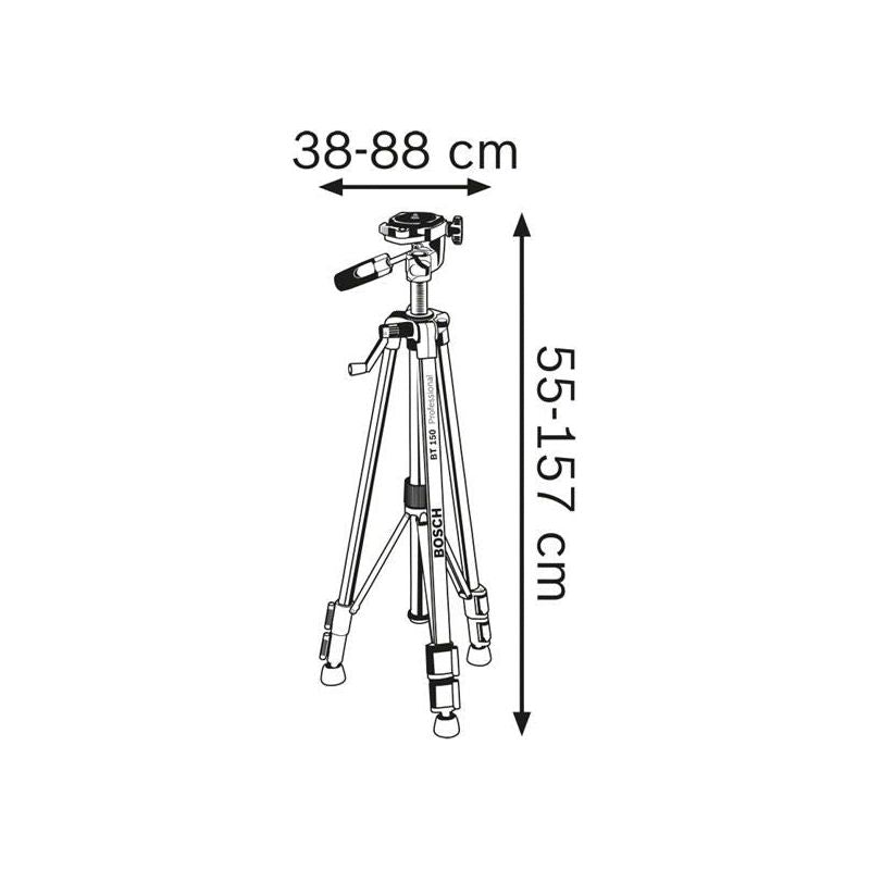 Bosch BT 150 Professional Building Tripod Bosch - RockBottom Northampton