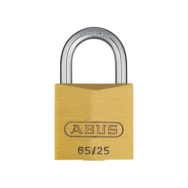 Abus Mechanical 65/25mm Brass Padlock Keyed Alike 254 ABUS Mechanical - RockBottom Northampton 