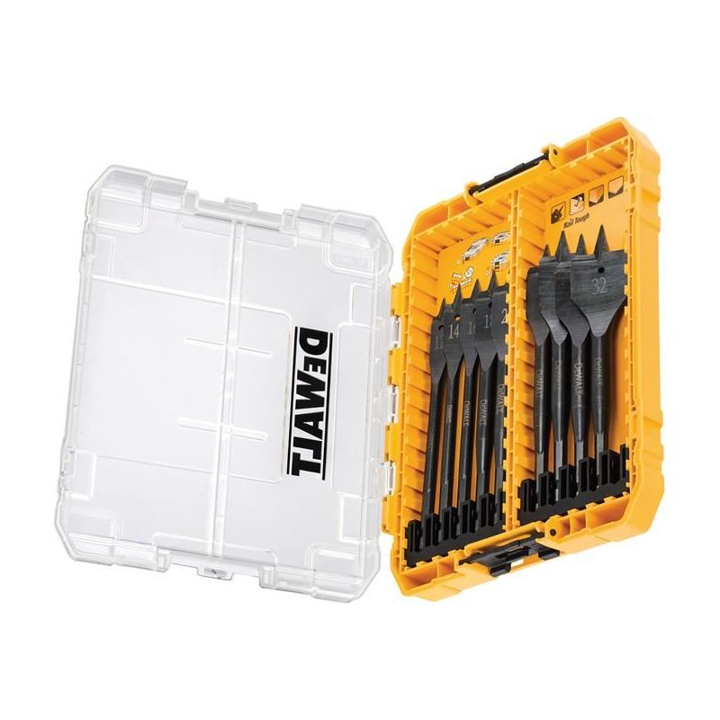 Dewalt Power Tools DT70751 Extreme Flat Bit Set, 9 Piece DeWALT Power Tools - RockBottom Northampton