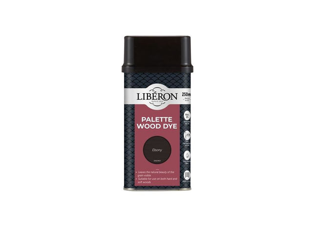 Liberon Palette Wood Dye Ebony 250ml Liberon - RockBottom Northampton