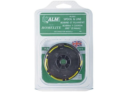 Alm Manufacturing HL002 Spool & Line Dual Line Models 2.4mm x 2 x 2.25m ALM Manufacturing - RockBottom Northampton 