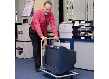 Draper Platform Trolley with Folding Handle, 630 x 480 x 850mm, 150kg 44005 Draper - Town Tools 