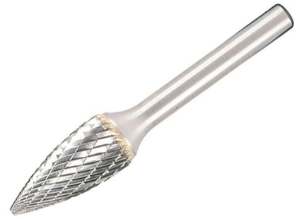 Dormer Solid Carbide Bright Rotary Burr Pointed Tree 12.7 x 6mm Dormer - RockBottom Northampton