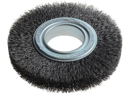 Lessmann Wheel Brush D150mm x W23-25 x 50 Bore Steel Wire 0.30 + Adaptors Set 3 Lessmann - RockBottom Northampton