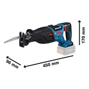 Bosch GSA 18V-28 Pro BITURBO Reciprocating Saw 18V Bare Unit Bosch - RockBottom Northampton