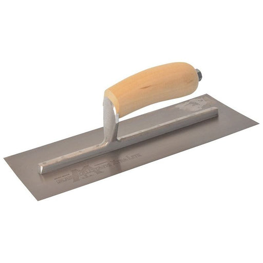 Marshalltown MXS2 Plasterer's Finishing Trowel Wooden Handle 11.1/2 x 4.1/2in Marshalltown - RockBottom Northampton