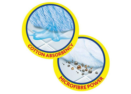 Vileda SuperMocio Microfibre & Cotton Refill Vileda - RockBottom Northampton