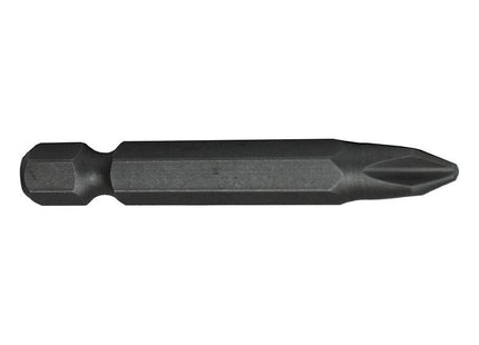 Faithfull Phillips S2 Grade Steel Screwdriver Bits PH2 x 50mm (Pack 3) Faithfull - RockBottom Northampton