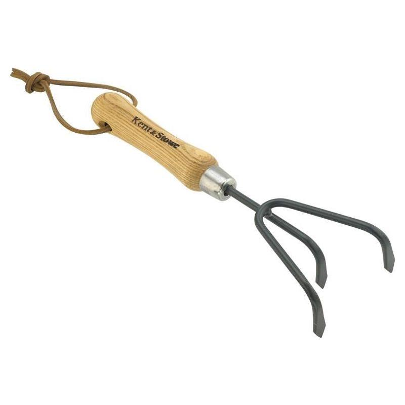 Kent & Stowe Carbon Steel Hand 3-Prong Cultivator, FSC® Kent & Stowe - RockBottom Northampton