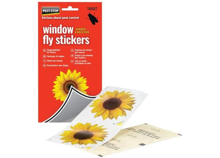 Pest-Stop (Pelsis Group) Window Fly Stickers (Pack 4) Pest-Stop (Pelsis Group) - RockBottom Nothampton