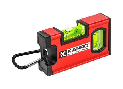 Kapro 771 TWIN™ Mini Level with Carabiner 10cm Kapro - RockBottom Northampton