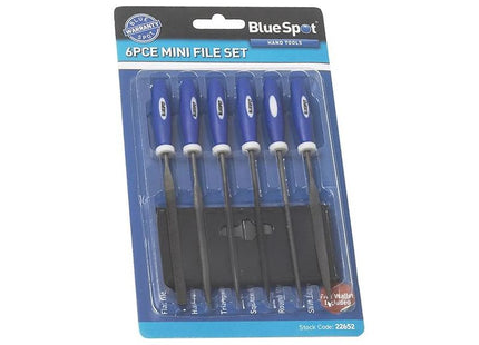 Bluespot Tools Mini File Set with Pouch 6 Piece BlueSpot Tools - RockBottom Northampton