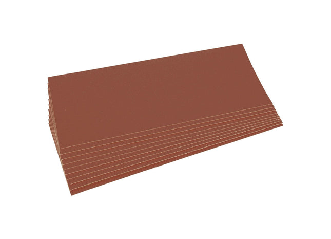 Draper Aluminium Oxide Sanding Sheets, 280 x 115mm, 80 Grit (Pack of 10) 59106 Draper - Town Tools 