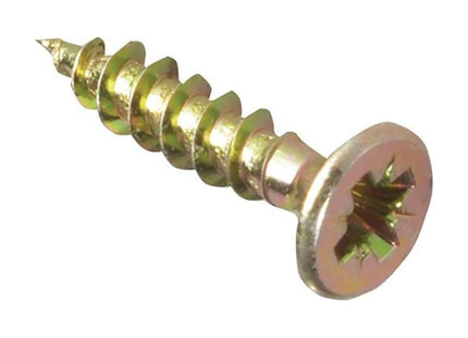 Forgefix Multi-Purpose Pozi Compatible Screw CSK ST ZYP 4.0 x 17mm Box 200 ForgeFix - RockBottom Northampton