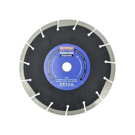 Faithfull Abrasive Diamond Blade 230 x 22.23mm Faithfull - RockBottom Northampton