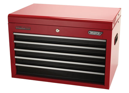 Draper Tool Chest, 5 Drawer, 26", Red 04697 Draper - Town Tools 
