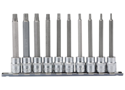 Draper TX-STAR Plus Socket Bit Set, 3/8" Sq. Dr., 100mm (10 Piece) Draper - Town Tools 