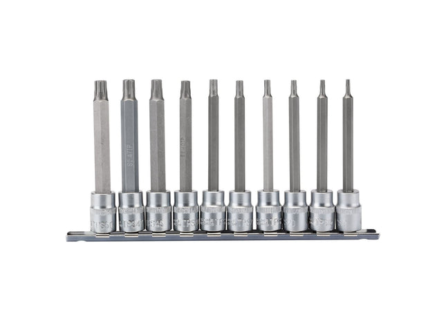 Draper TX-STAR Plus Socket Bit Set, 3/8" Sq. Dr., 100mm (10 Piece) Draper - Town Tools 