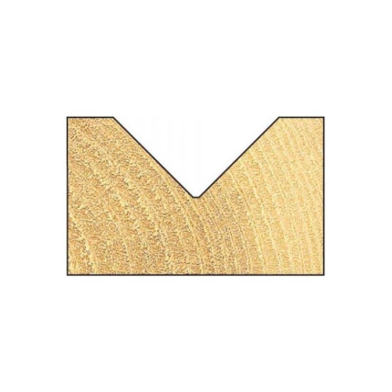 Trend 11/3 x 1/2 TCT V-Groove Cutter 45° 9.2 x 19.1mm Trend - RockBottom Northampton