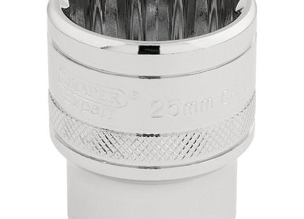 Draper HI-TORQ 12 Point Socket, 1/2" Sq. Dr., 25mm 33418 Draper - Town Tools 
