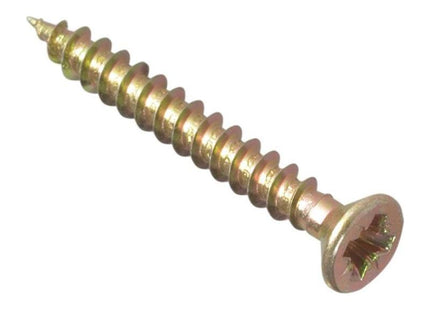 Forgefix Multi-Purpose Pozi Compatible Screw CSK ST ZYP 3.5 x 35mm Box 200 ForgeFix - RockBottom Northampton