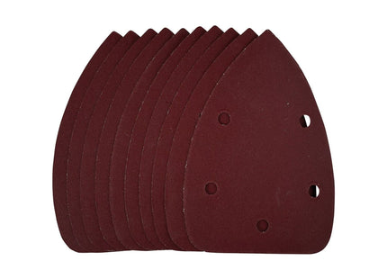 Draper Detail Sanding Sheets with Hook and Loop, 140mm, 240 Grit, SSD2 (Pack of Draper - Town Tools 