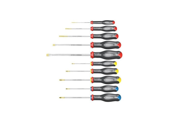 Facom Protwist® Screwdriver Set, 10 Piece Facom - RockBottom Northampton