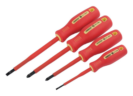 Draper Fully Insulated Screwdriver Set (4 Piece) 46539 Draper - Town Tools 