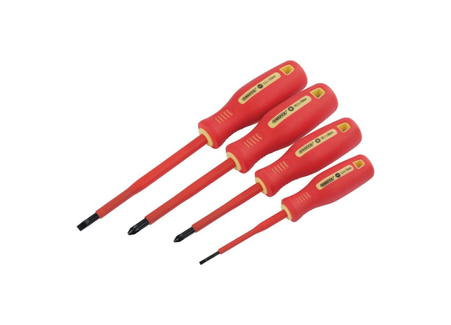 Draper Fully Insulated Screwdriver Set (4 Piece) 46539 Draper - Town Tools 