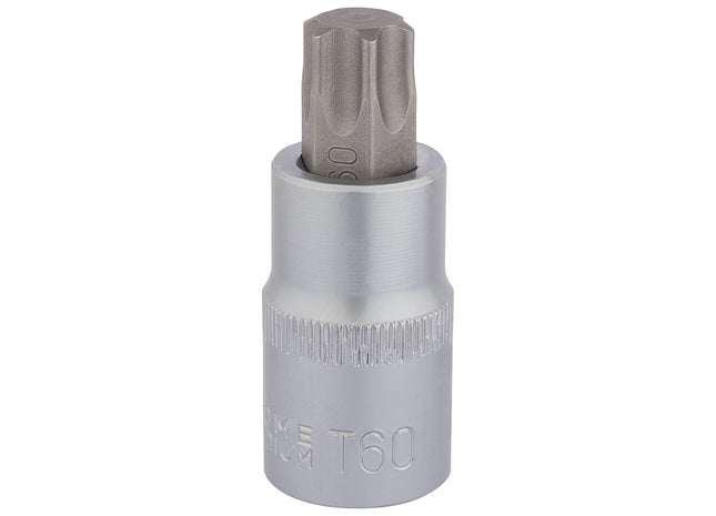Draper TX-STAR Socket Bit, 1/2" Sq. Dr., T60 x 55mm 16323 Draper - Town Tools 