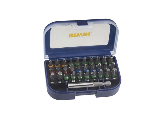 Irwin® Colour Coded Screwdriver Bit Set, 31 Piece IRWIN® - RockBottom Northampton