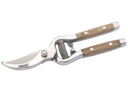 Draper Bypass Secateurs with Ash Handles, 210mm 85188 Draper - Town Tools 